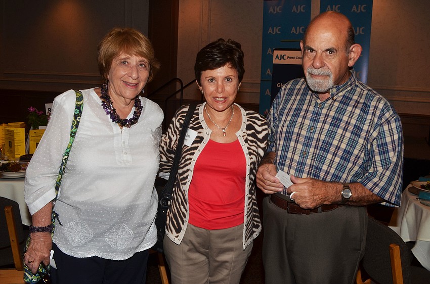 Elaine Nutley, Irene Cunny and Andrew Nutley