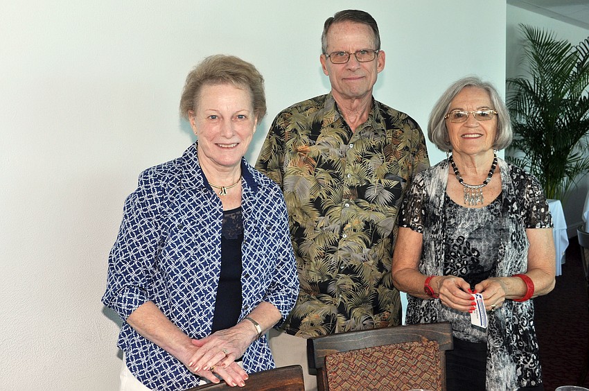 Mary and Gerry Preston with Barbara Relles