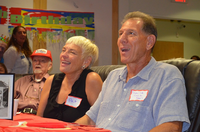 Pat Guttman and Charles Carson sing 