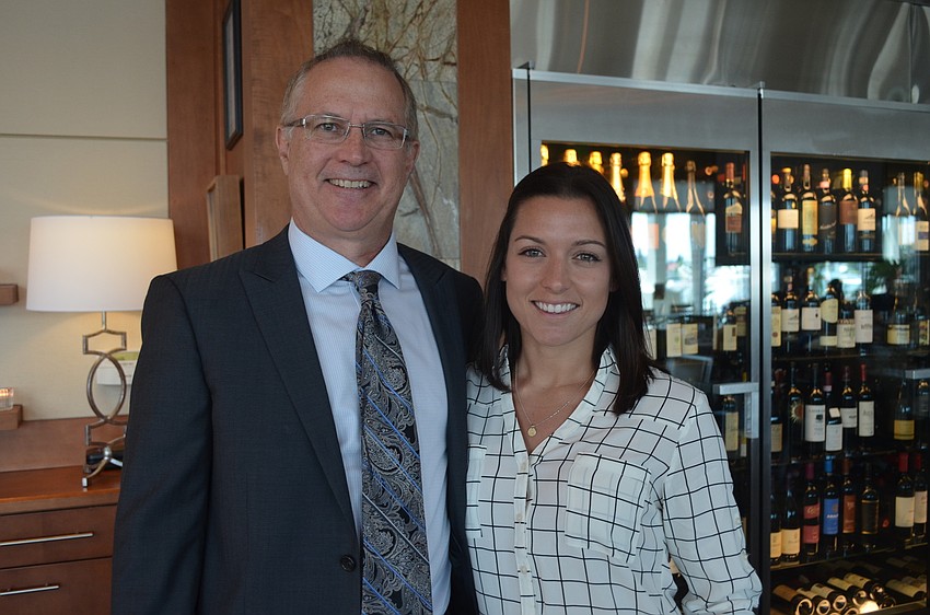 Bill Robertson with daughter, Elisha
