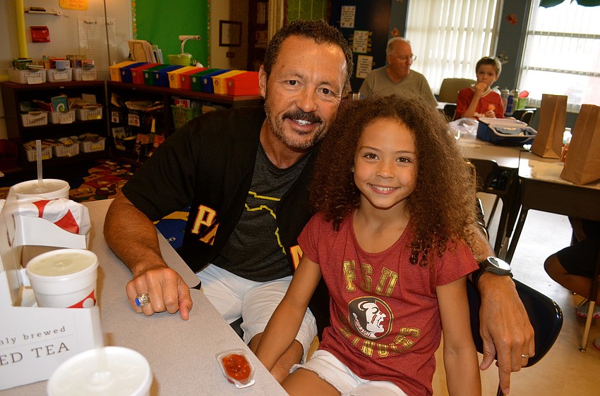 Sammy Lynch enjoys time with his daughter, Lilly Lynch.