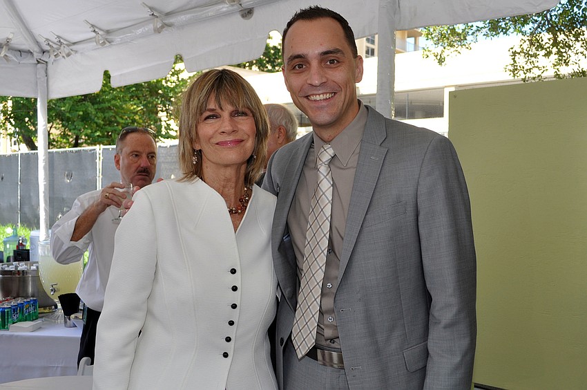 City Commissioner Suzanne Atwell and Kevin Cooper