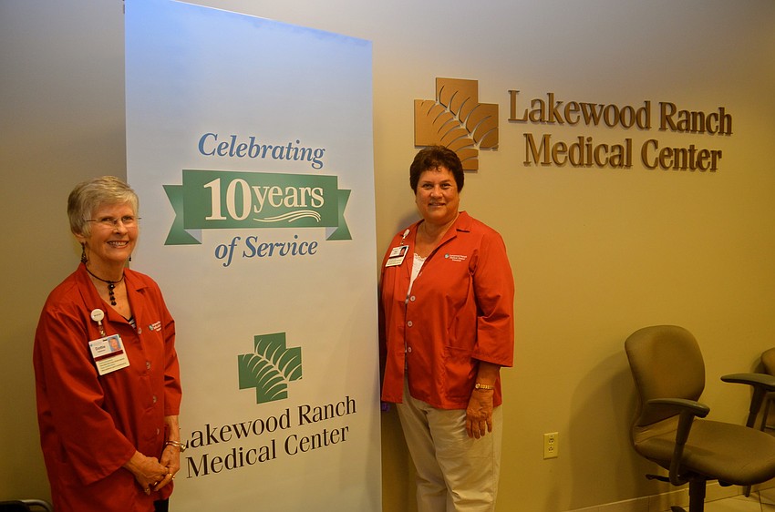 Lakewood Ranch Medical Center employees Dorothy Dykeman and Pat Stryhn say 