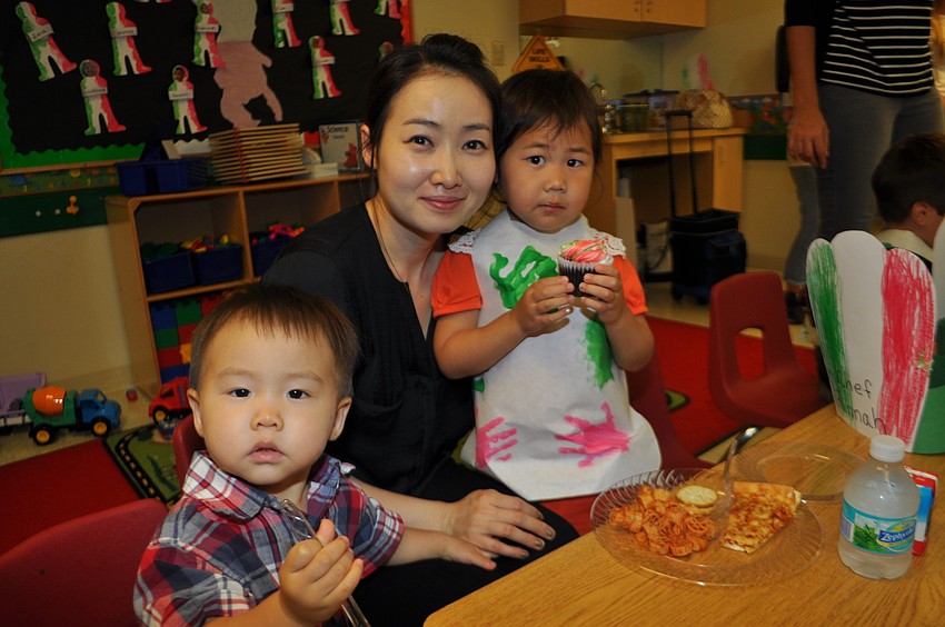 Yirah, Hanna and Rinnah Kim enjoy Italyâ€™s finest cuisine.