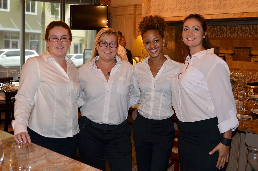 Jessica Stone, Caitlin Gray, Laures Knowles and Alicia Cossentino