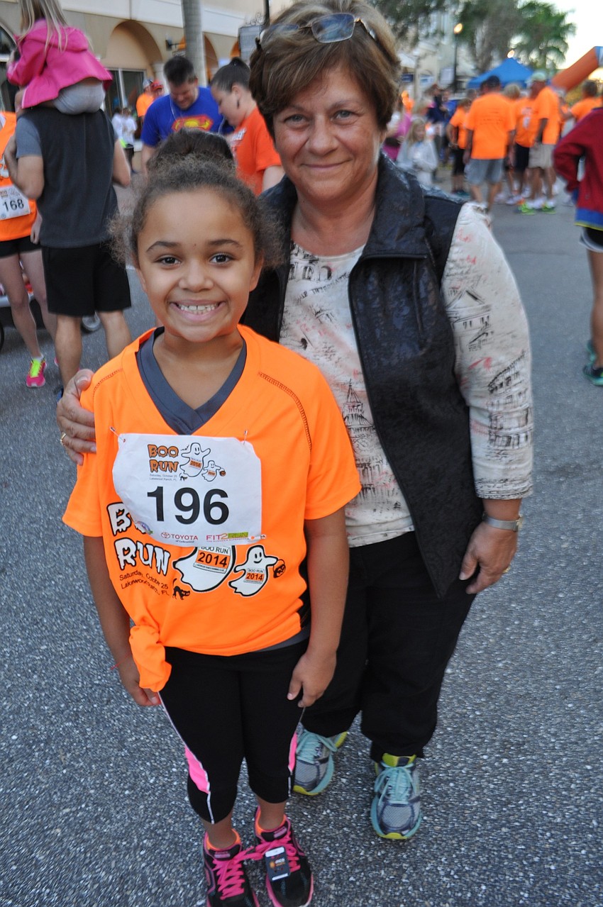 Stephanie Green attends with her grandma, Linda Rojack.