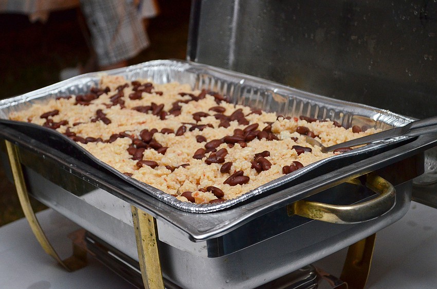 The event included cowboy favorites of rice and beans and chili.