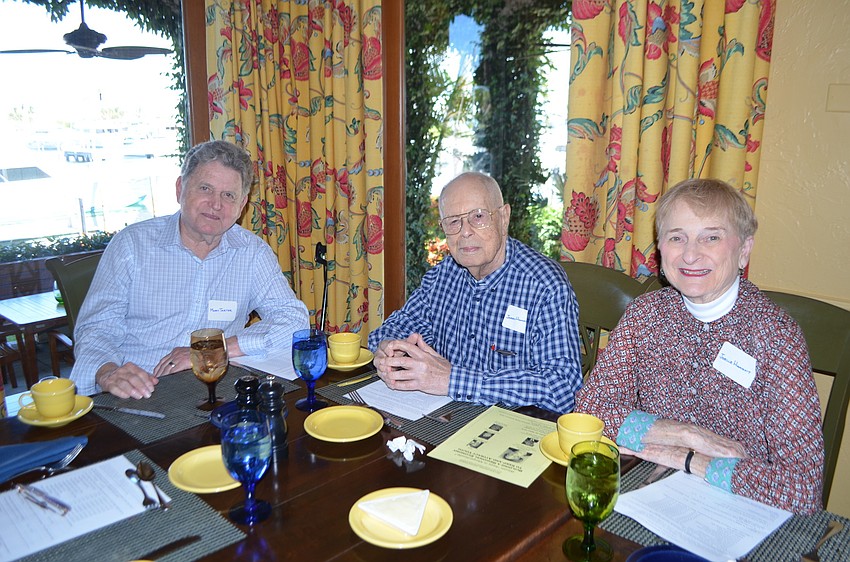 Mort Tarter with Jerry and Joelle Hamovit