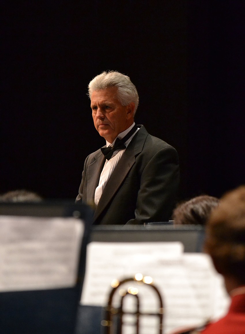 Riverview High School Band Director Mark Spreen led directed the different ensembles for the concert.