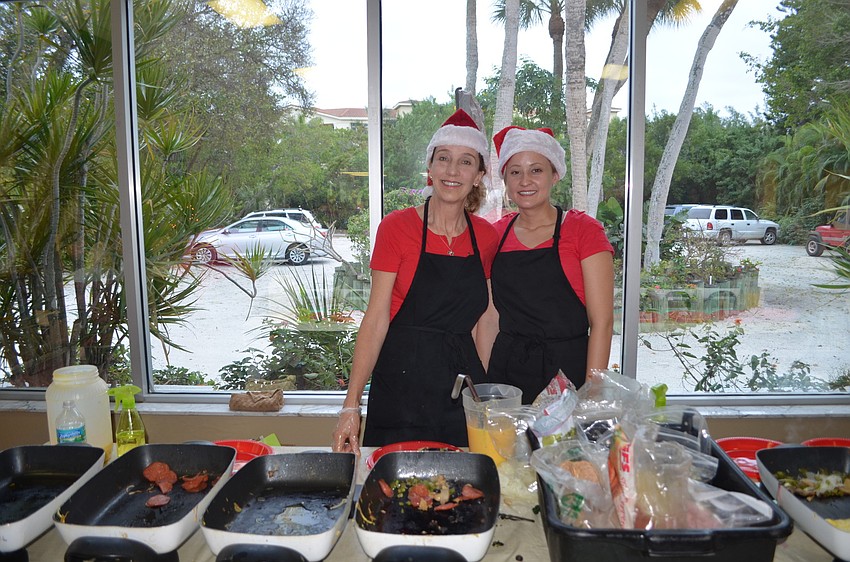 Ginny and Kat Glenza, of National Pizza and Omelette Parties