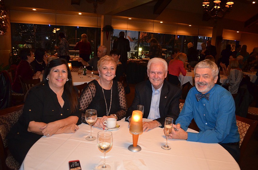 Yvonne Schloss, of Sunglass Express Optical, Pat and Tom Hanly, of Hanly and Associates, and Roland Moser, of McCarver & Moser