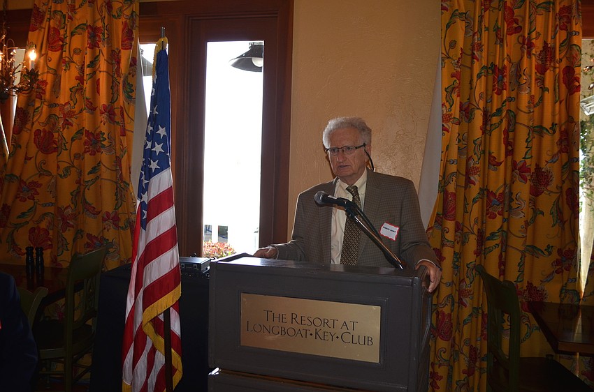 Robert Lewit speaks about the newly formed Sarasota Republican Jewish club.