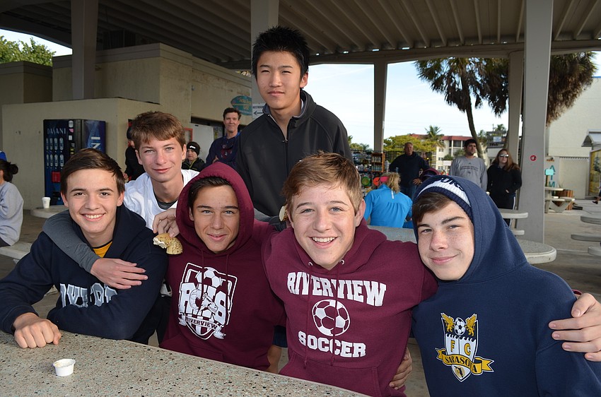 Teddy Yull, Molun An, Jaime Velez, Tyler Scholten, Michael Jones and Scan Mixon.