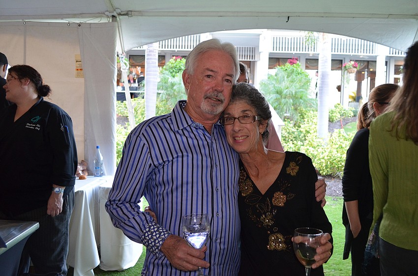 Mayor Jim Brown and Maxine Spitzer