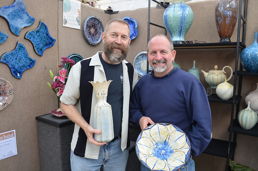 Potters Glenn Woods and Keith Herbrand