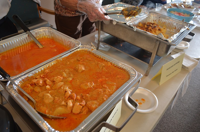 Residents made their favorite dish and shared it with others.