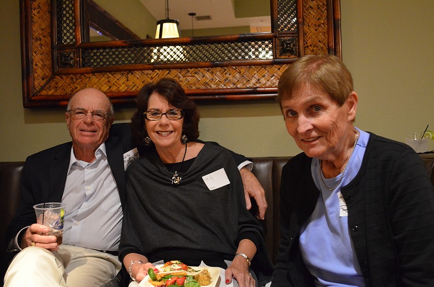 Bob McAllister with Holly Oliveri and Sally Reich.