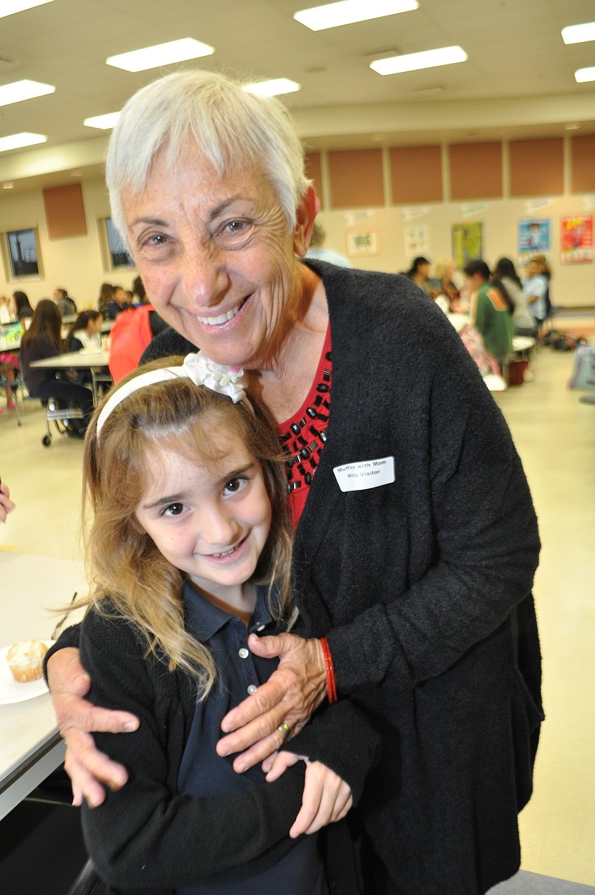 Ingrid Pope has fun with her grandmother, Marie Rizzi.