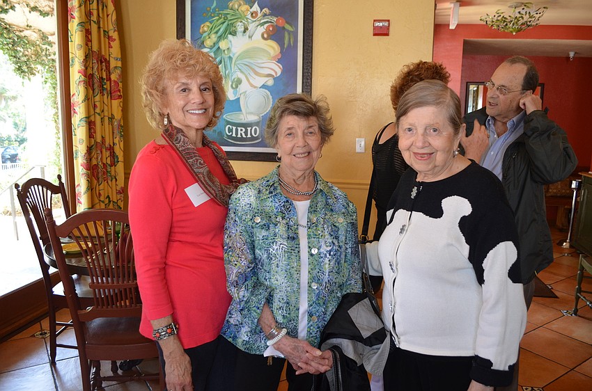 Lois Barson, Irma Skversky and Dorothy Finger