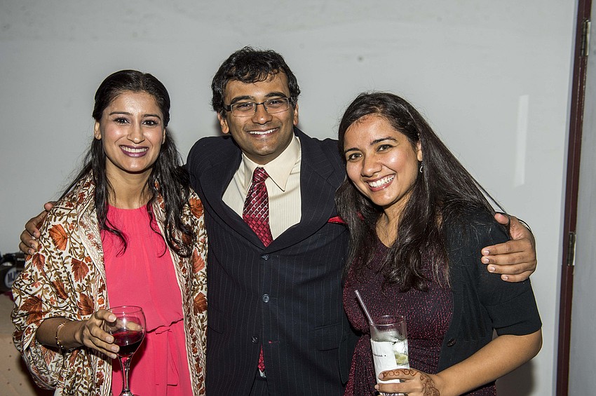 Rachna Satia with Ajay and Mohni Shah