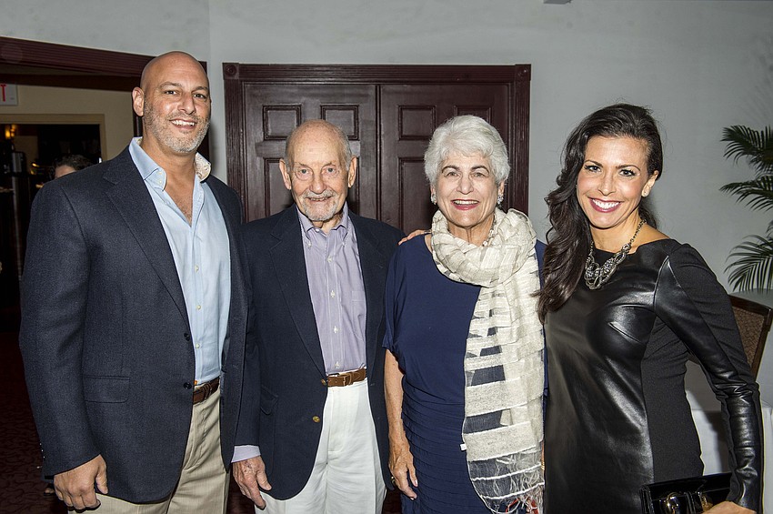 Mark Schlossberg, Ron Grossman, Nancy and Michelle Schlossberg