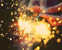 Sparklers are among the items not allowed under Manatee County's burn-ban rules.