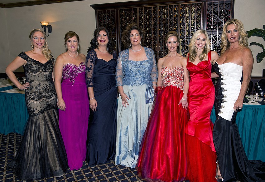 The luncheon featured a fashion show