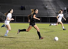 Lakewood Ranch sophomore Faith Schyck scored the lone goal of the game.