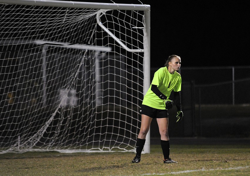 Lakewood Ranch goalkeeper Danielle Wilson posted her 10th shutout of the season Dec. 18.