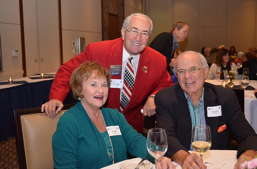 Dr. Bob Leibold with Lynn and Dave Smith
