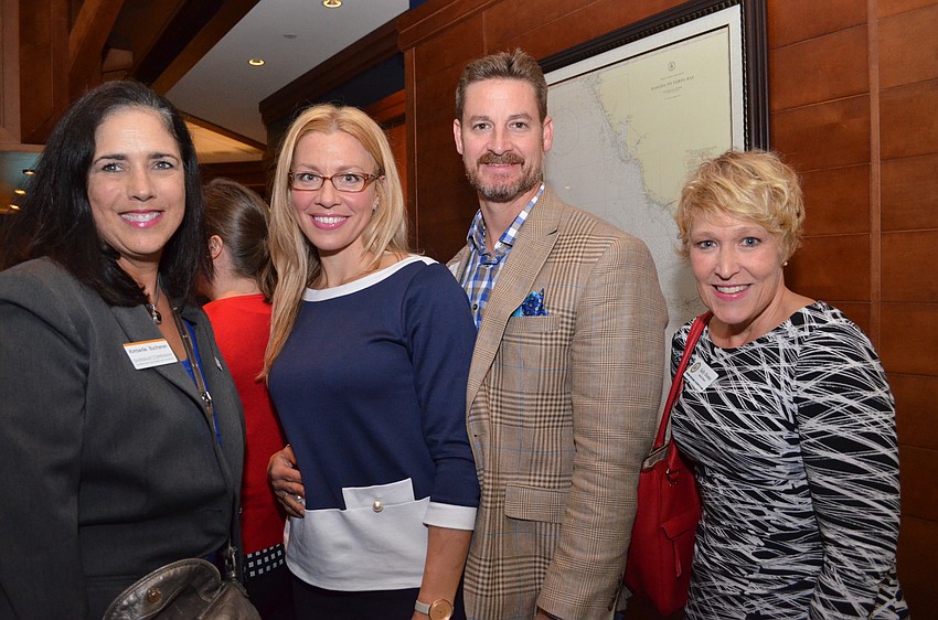 Kimberlie Buchanan, Jennifer and Rep. Greg Steube with Sally Dionne