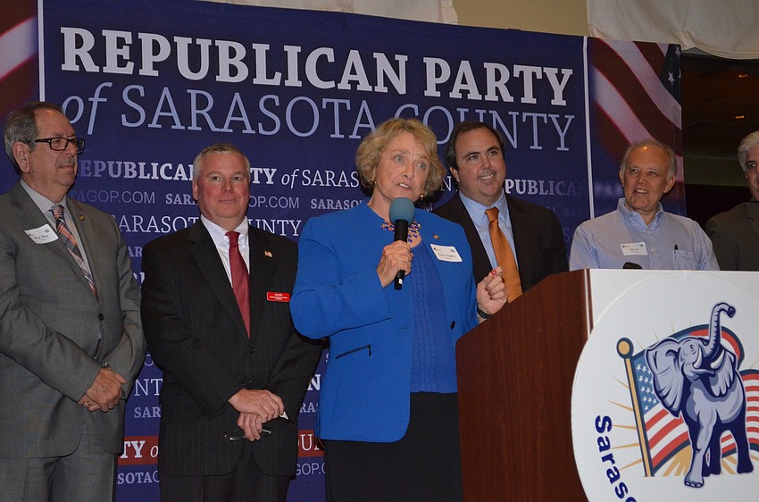Sen. Nancy Detert spoke about her decision to leave the state senate and run for the Sarasota County Commission.
