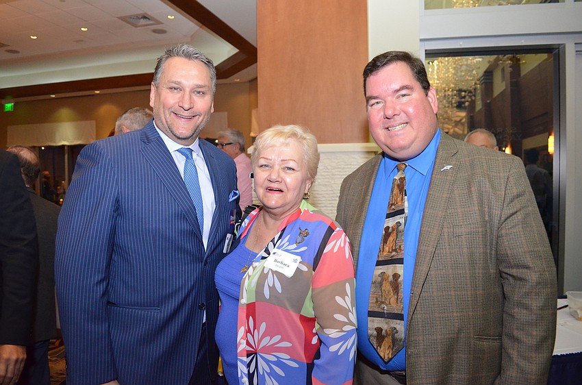 Rep. Doug Holder, Barbara Vaughn and Jeffrey Carman