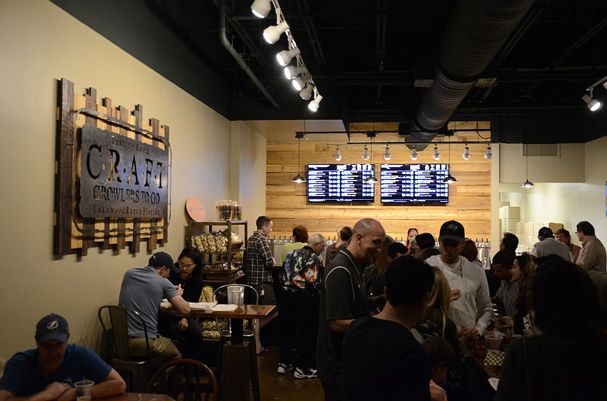 Craft Growlers to Go and Tasting Room had a soft opening this week, but officially opened Friday night for Music on Main.