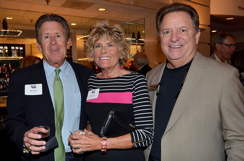 Mike and Lynn Doyle with John Fain