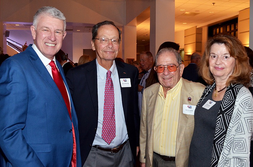 Michael Edwards, Steve Wilberding, Warren Coville and Carole Crosby