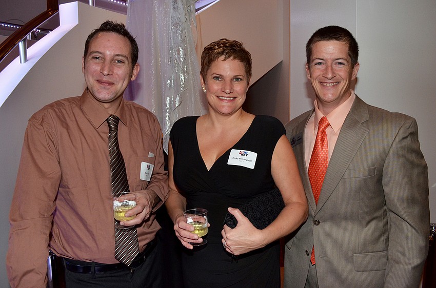 David Levar with Becky and Jeff Benninghoff