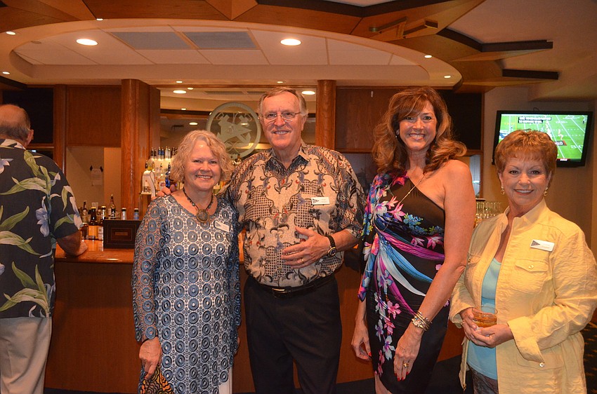 Marie and Roger Kilgore with Elaine Coulter