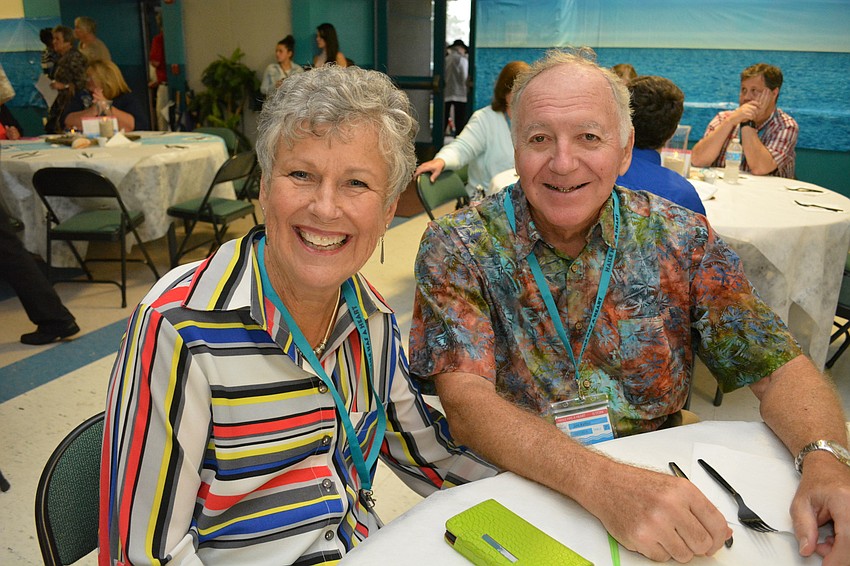 Pat and Jim Keller attend in support of their grandson, Grant Schuneman.