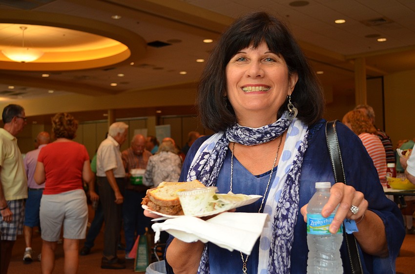 Cindi Gilbert tried the brisket sandwich.