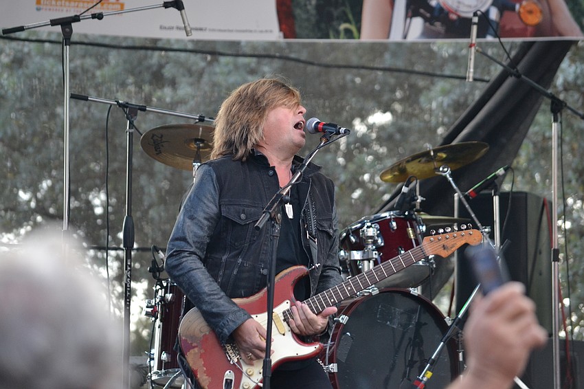Jerry Riggs of the Bobby Friss Band performs Sunday afternoon at the 18th annual Thunder By The Bay