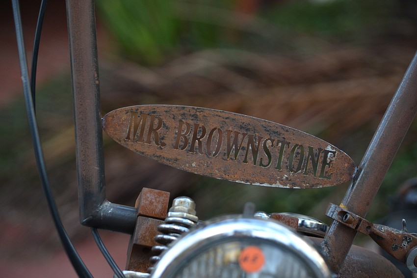 Bikes on display showoff the owner's personality.