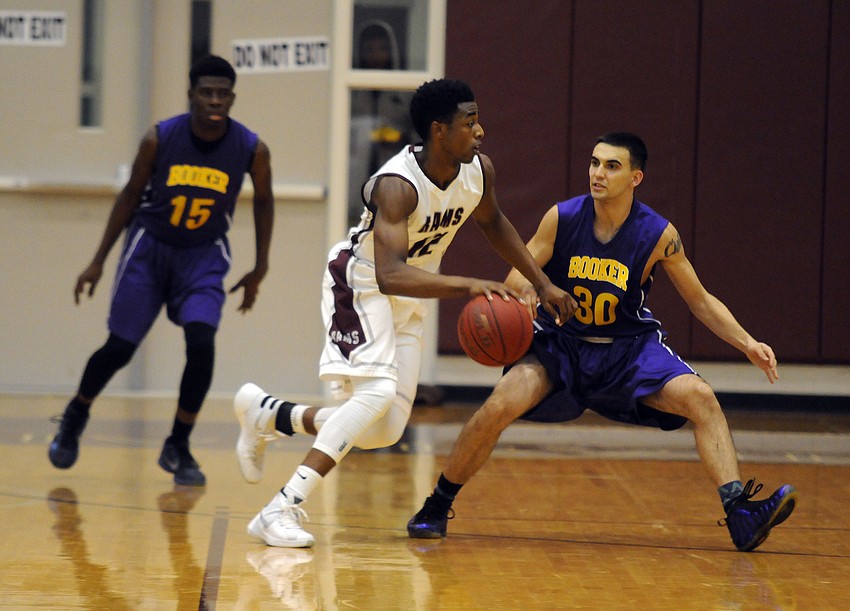 Riverview junior Brion Whitley scored 18 points in the Rams' victory versus Booker Jan. 7.