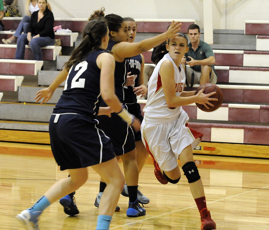 Emily Walser led the Cardinal Mooney girls basketball team to victory versus Clearwater Central Catholic Jan. 8.