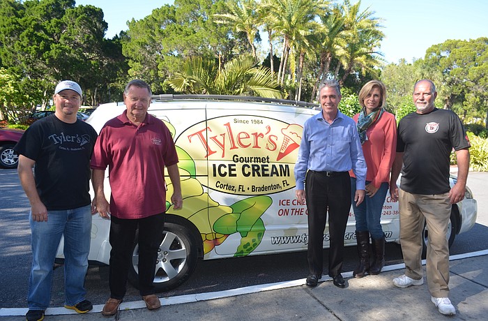 Tyler's of Longboat partners Dan and Rob Alderson, Michael and Catherine Garey and Robert Fracalossy