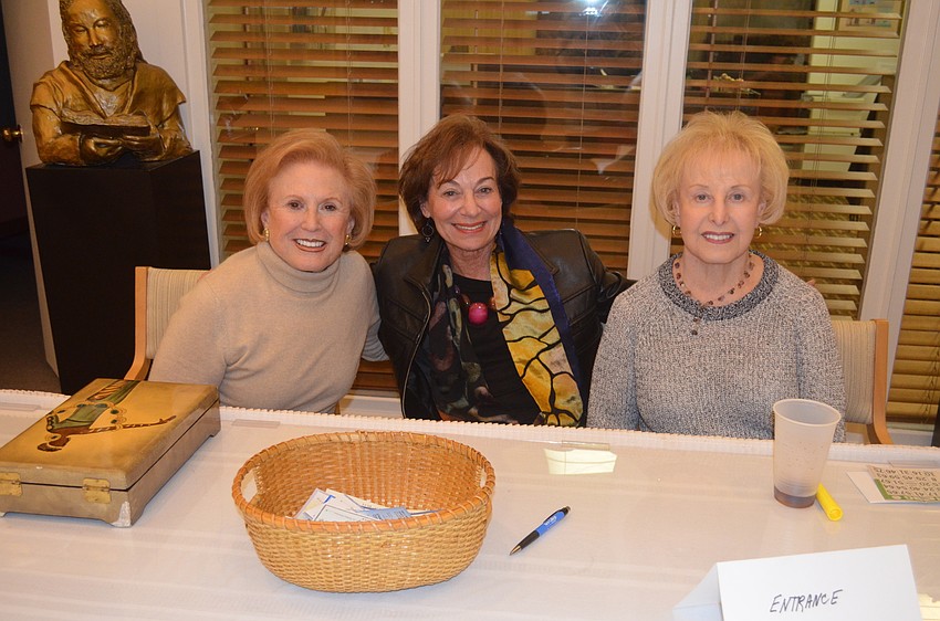 Event chairwoman Barbara Horowitz, Cindy Spector and Linda Zelnick