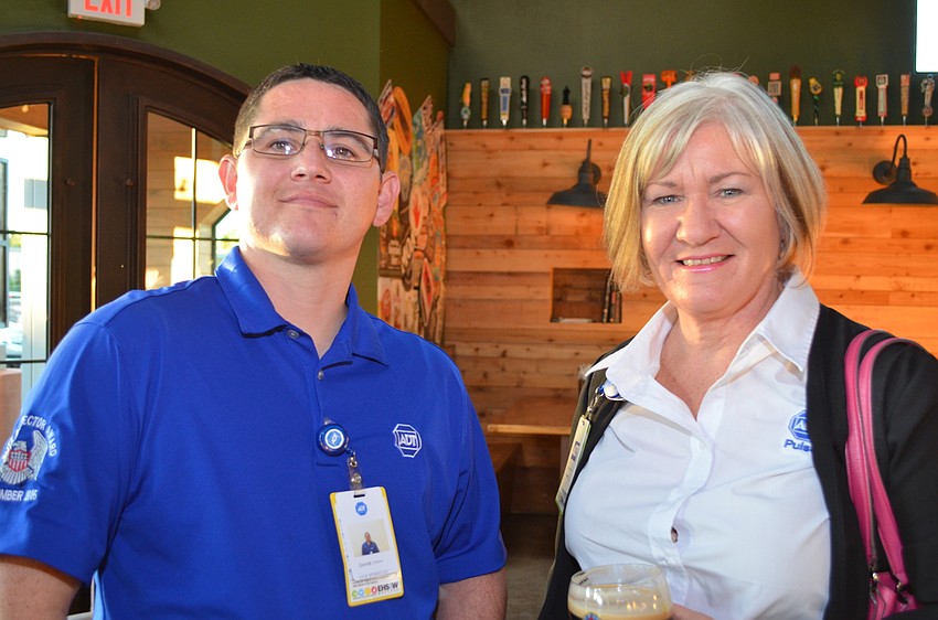 Derek Gilbert and Pati Beardsley of ADT.