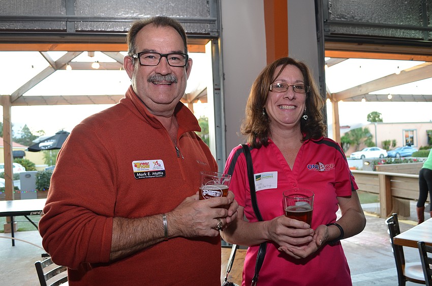 Mark Mattis, Signs Now, and Natalie Lickfield, One Stop Cooling  & Heating