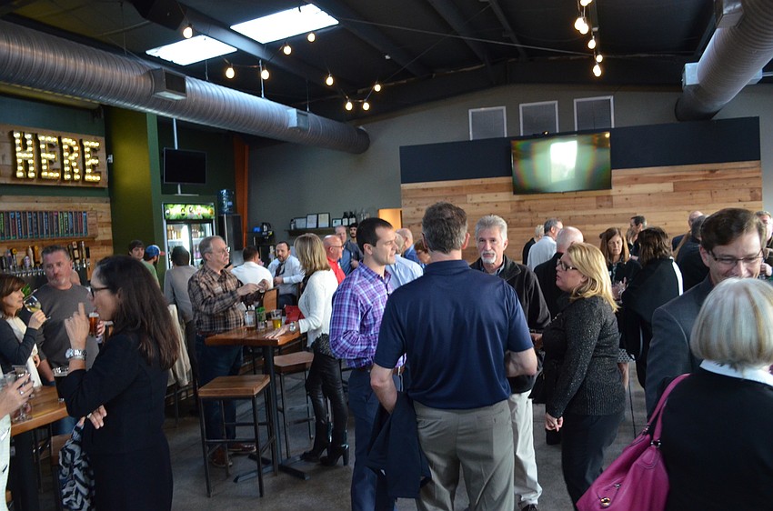 The Greater Sarasota Chamber of Commerce hosted the weekly Monday Mixer at Mandeville Beer Garden Jan. 11.