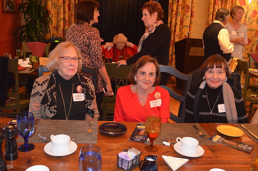 JoAnn and Rhoda Nair and Audrey Heimler